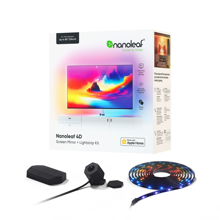 Nanoleaf 4D Screen Mirror & Lightstrip Kit (55 inch)