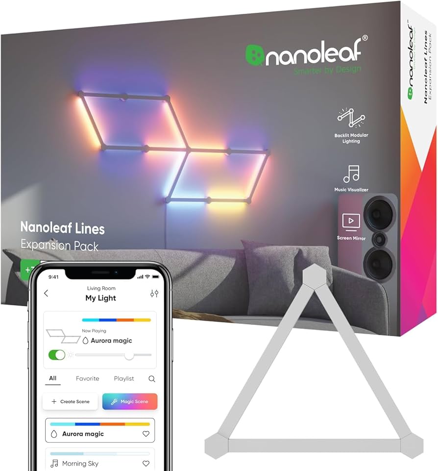 Nanoleaf Lines Smarter Kit (9 Lines + Expansion)