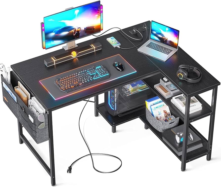 ODK L-Shaped Electric Standing Desk