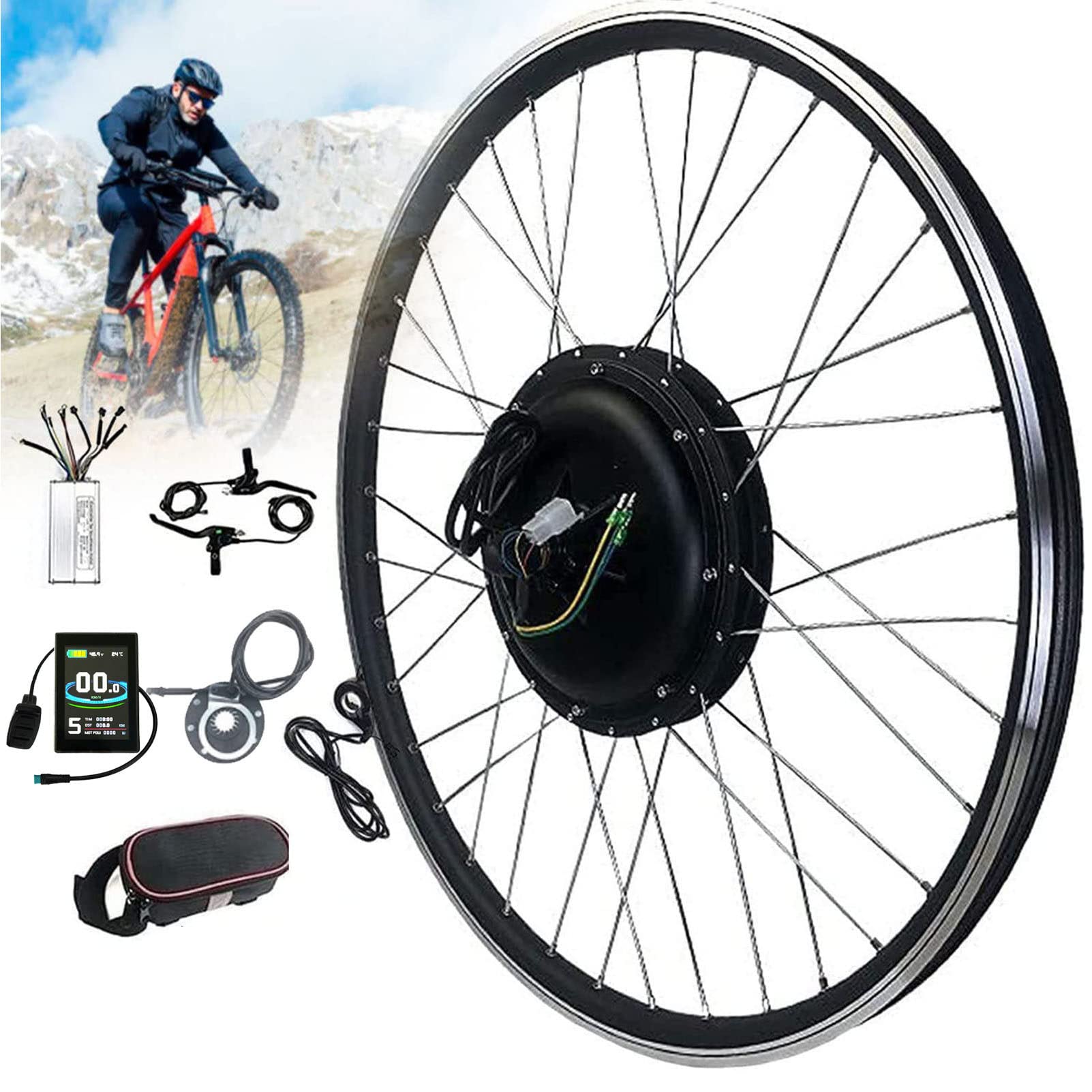 Pasion 48V 1500W Ebike Conversion Kit with LCD