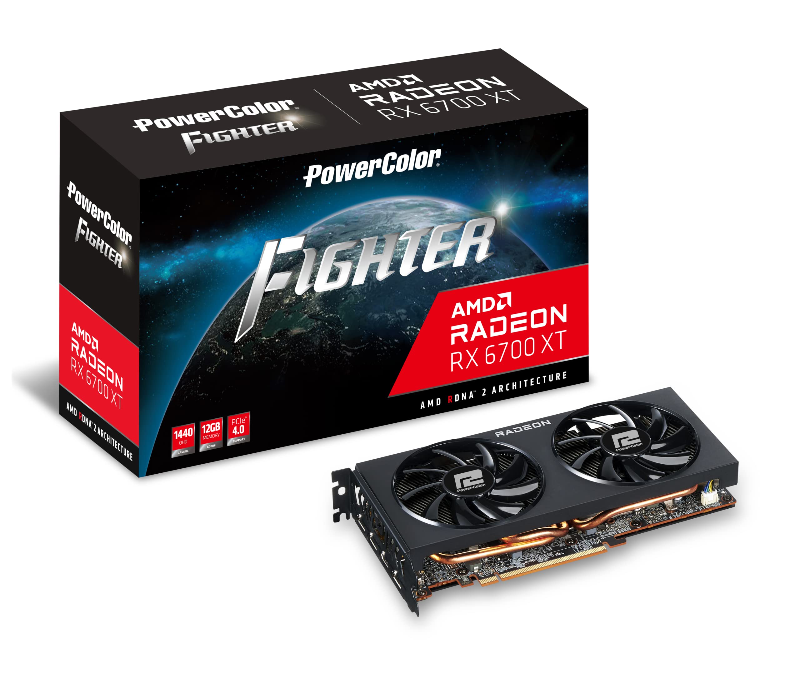 PowerColor Fighter AMD Radeon RX 6700 XT 12GB GDDR6