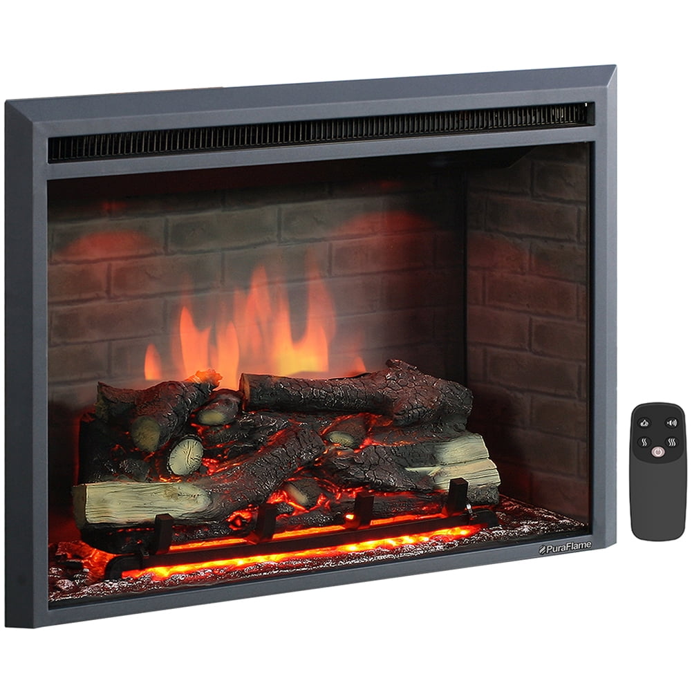 PuraFlame 30 inch Electric Fireplace Insert