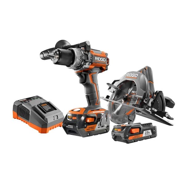 Ridgid R861152 18V Gen5X Brushless Hammer Drill Kit
