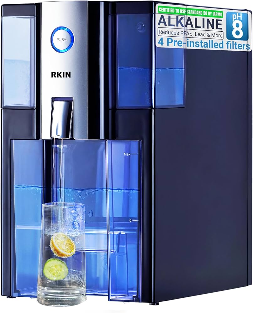 RKIN Zero Installation 6-Stage Premium Quality Under Sink RO Water Filter System