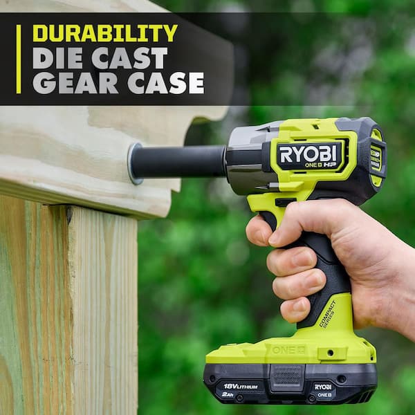 RYOBI ONE+ HP 18V Brushless 3/8" Impact Wrench (P262)