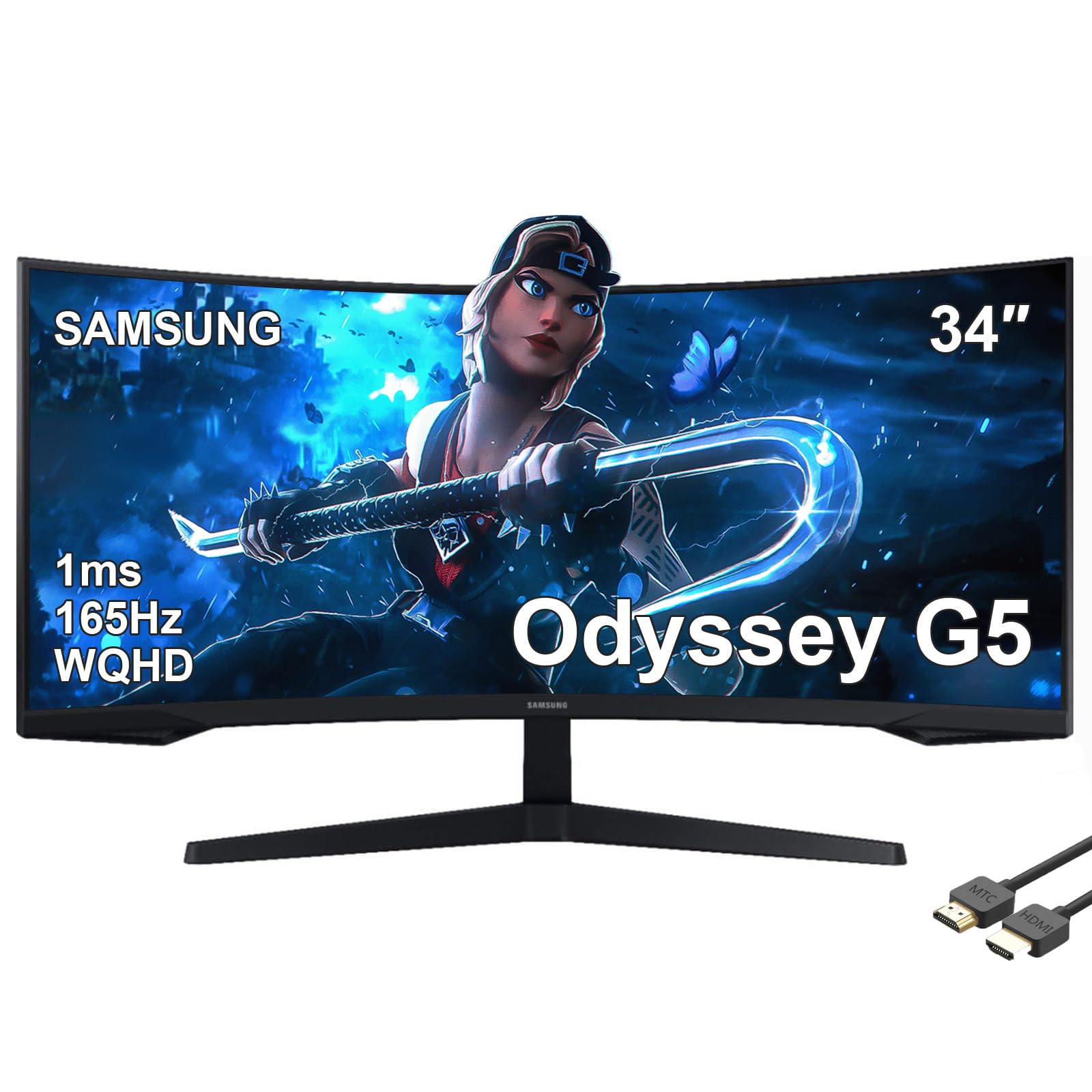 Samsung 34-inch Odyssey G5 (LC34G55TWWNXZA)