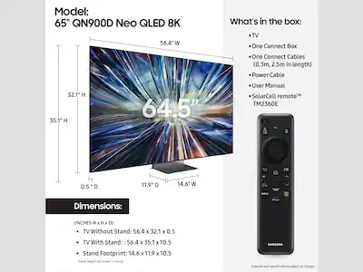 Samsung 55-inch QN900D Neo QLED 8K Smart TV
