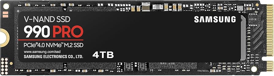 Samsung 990 PRO 4TB NVMe SSD