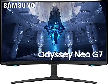 Samsung Odyssey Neo G7 32-inch 4K UHD 165Hz Mini-LED Curved Gaming Monitor