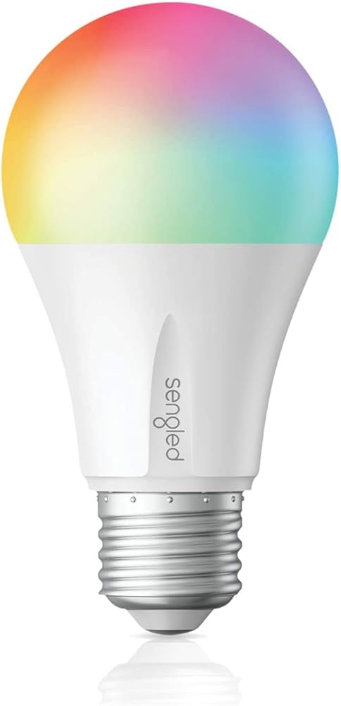 Sengled Smart Color Changing Light Bulbs, Smart LED Light Bulb A19 E26 Bulb 60W Equivalent, Works with Alexa Echo Show/Google Home No Hub 4Pack