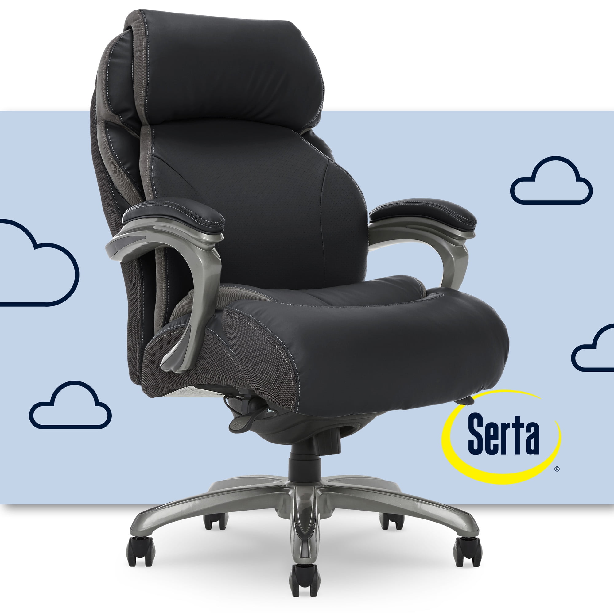 Serta Big & Tall Executive Bonded Leather Chair