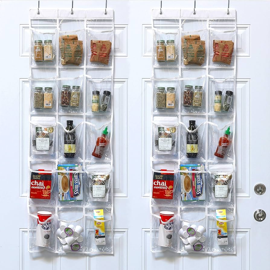 SimpleHouseware Over Door Hanger Rack