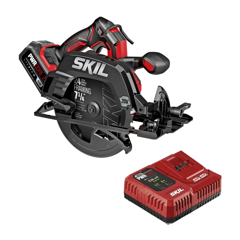 Skil PWR CORE 20 Brushless 7-1/4" Circular Saw Kit (SPCM70C-10)