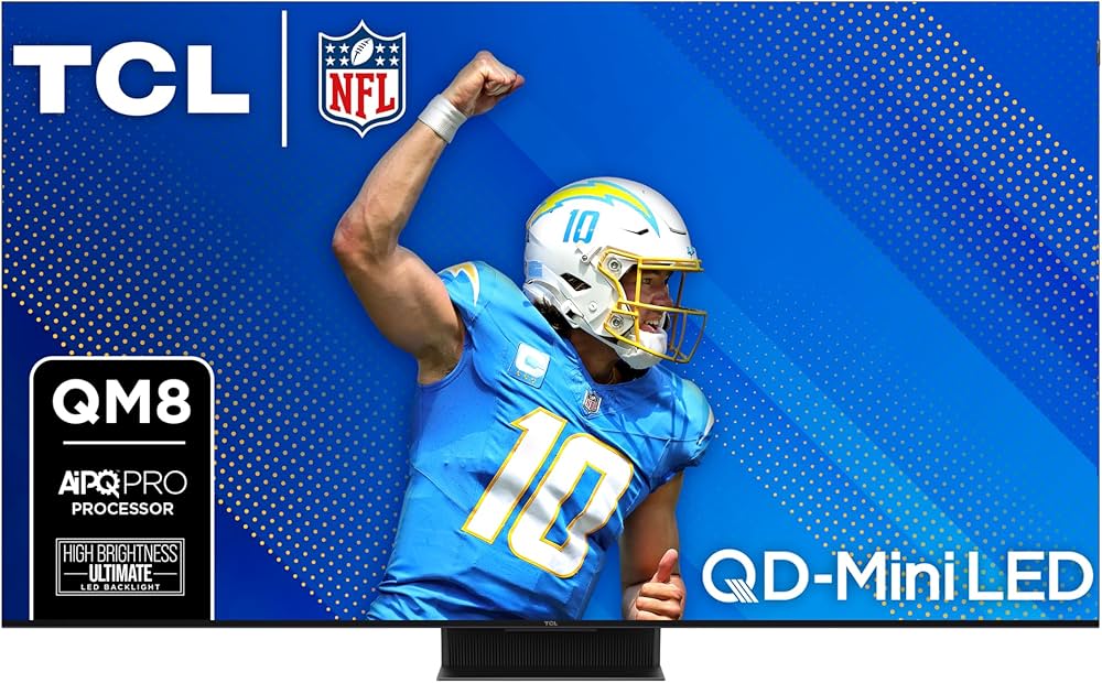 TCL 65QM851G 65 inch QD-Mini LED QLED 4K Smart Google TV (2024 Model)