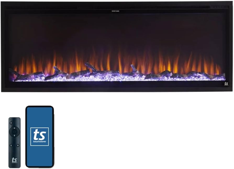 Touchstone Smart Electric Fireplace 50 inch
