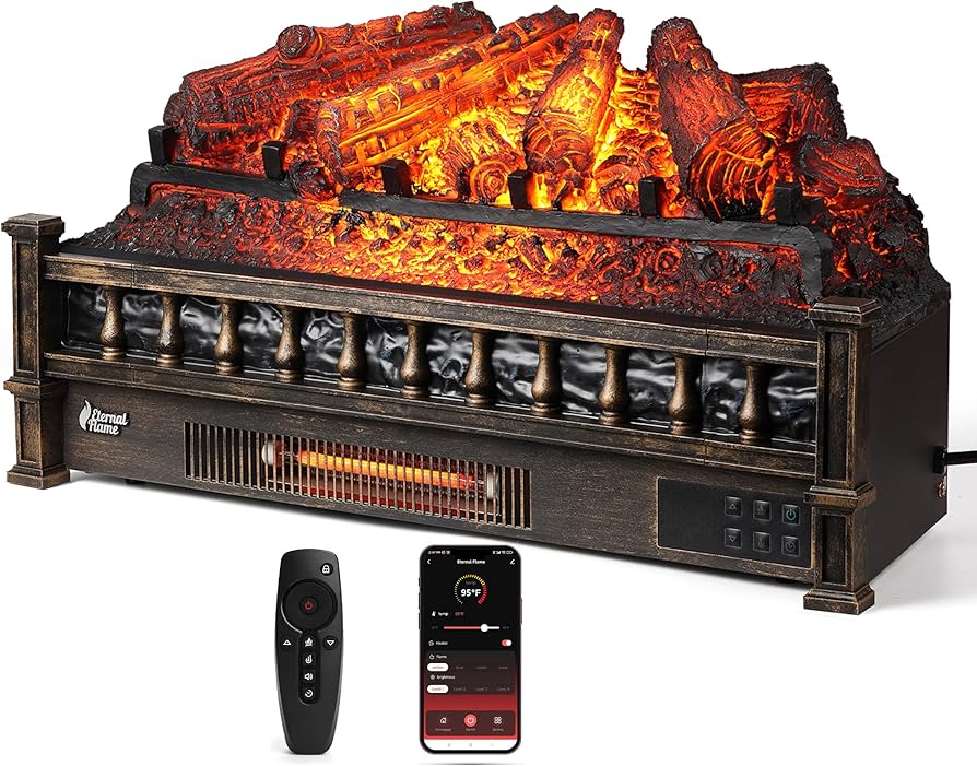 TURBRO Suburbs Series 26 in Electric Fireplace Insert