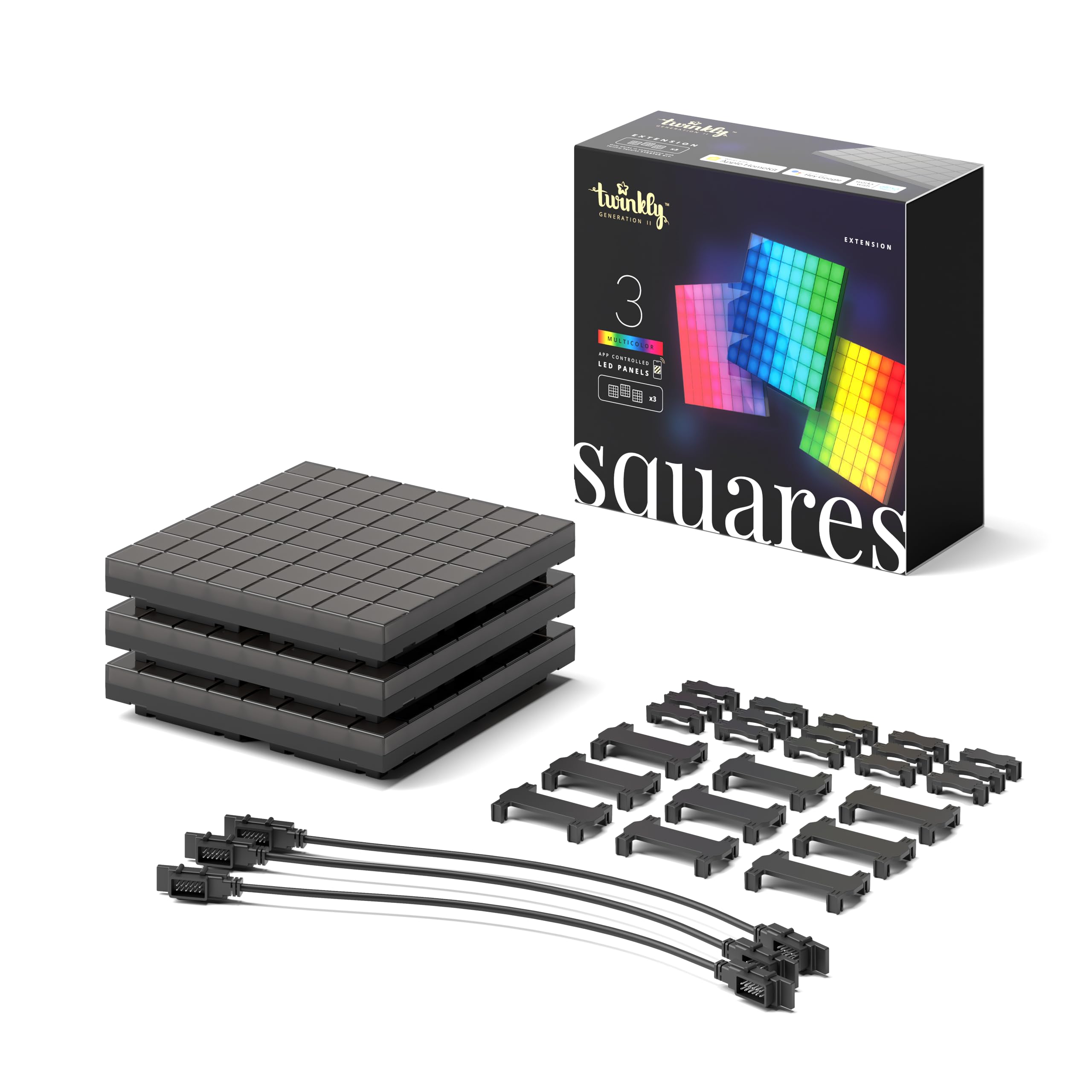 Twinkly Squares Reactive Set (24 Tiles)