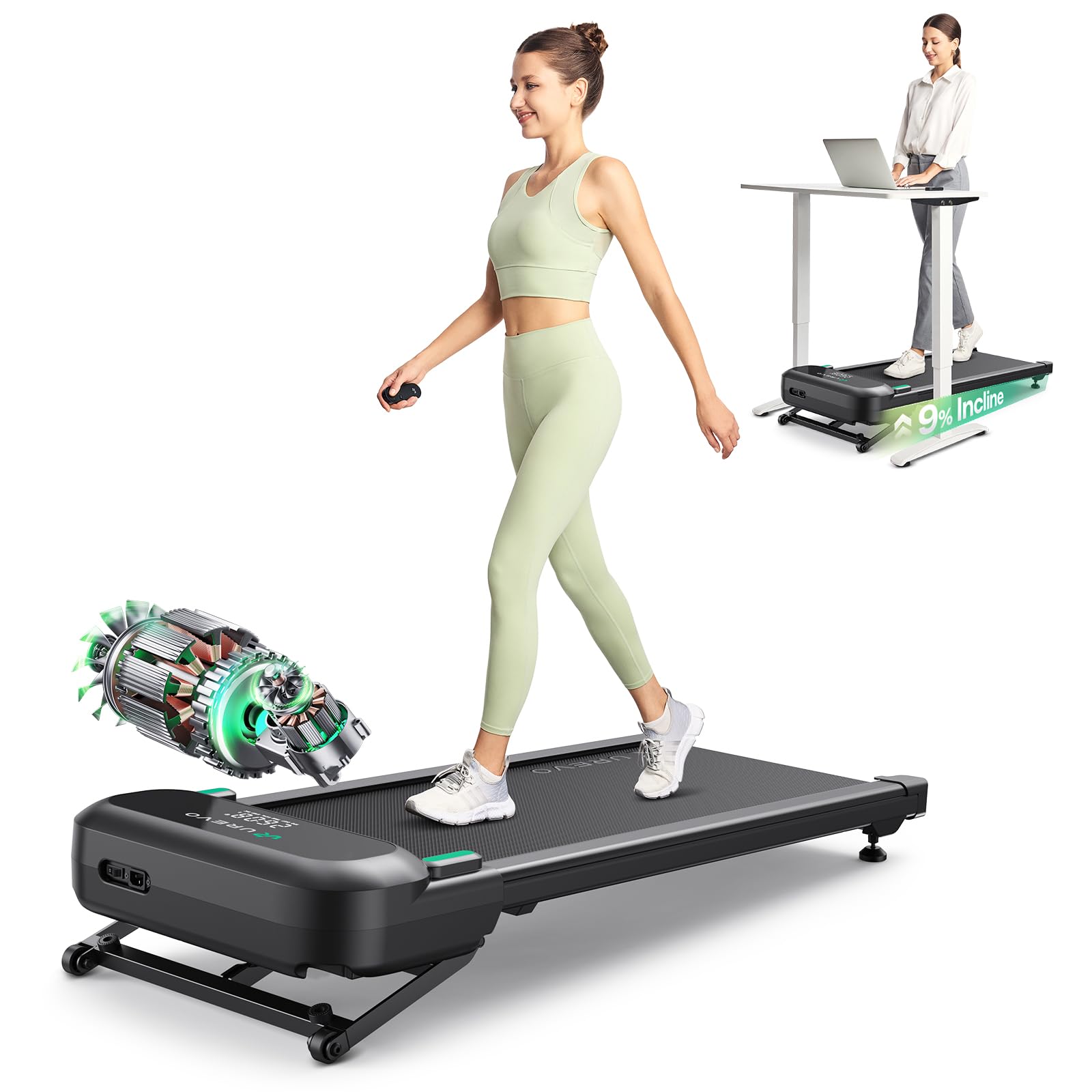 Urevo SpaceWalk Power Treadmill