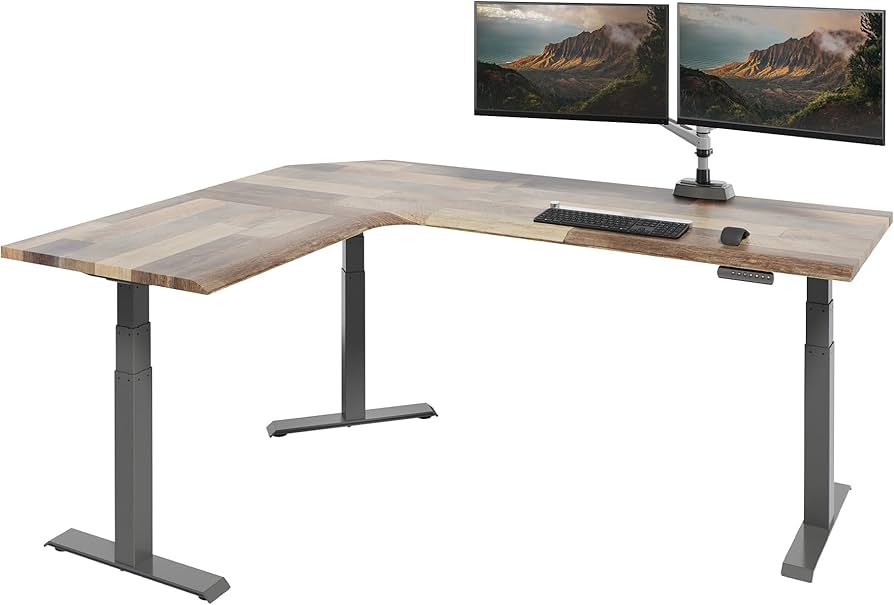 Vari Electric L-Shaped Standing Desk