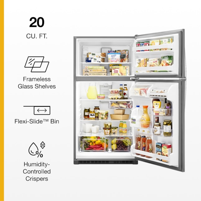 Whirlpool WRT311FZDM 20.5 cu. ft. Top-Freezer Refrigerator