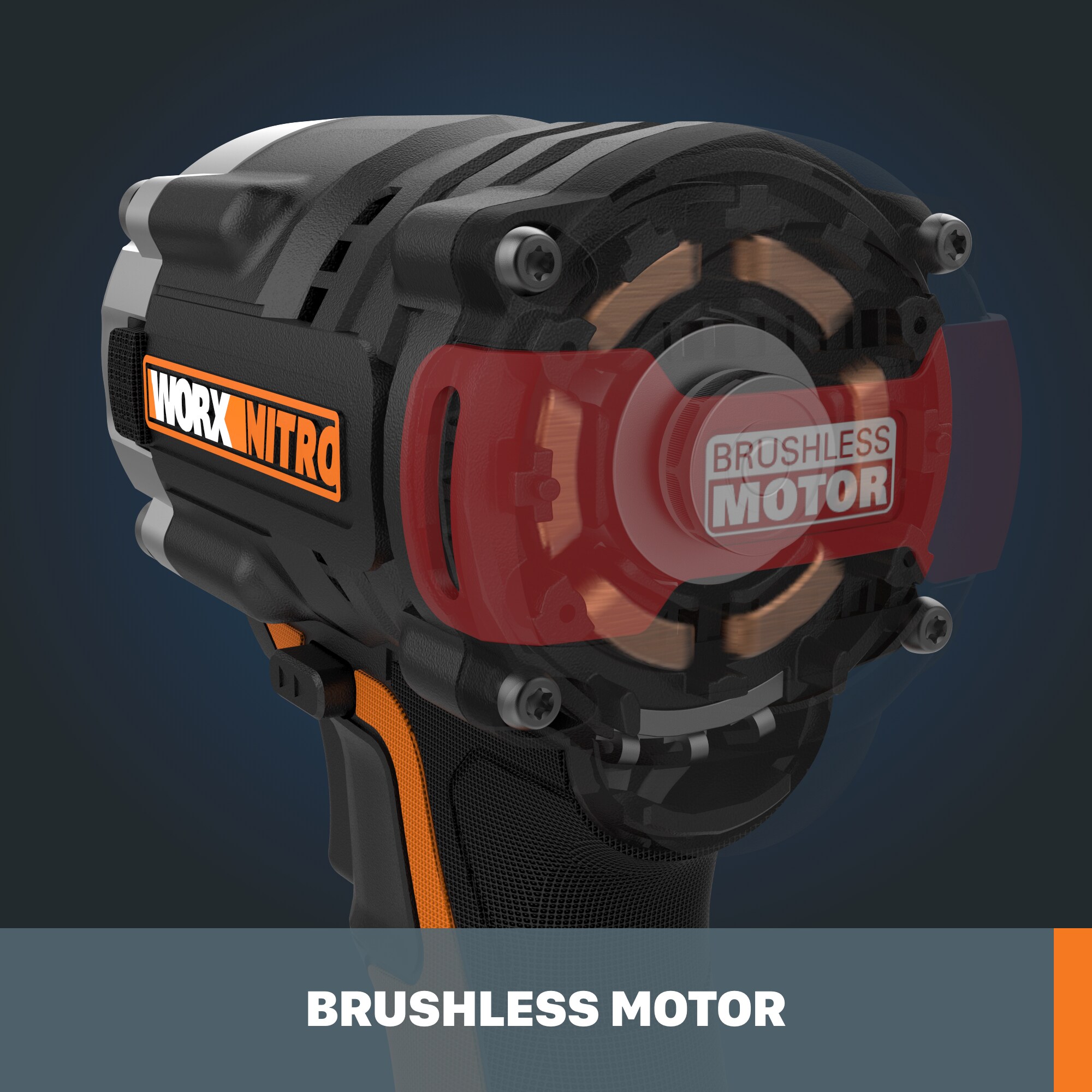 Worx WX293L 20V Power Share 1/2" Impact Wrench Kit