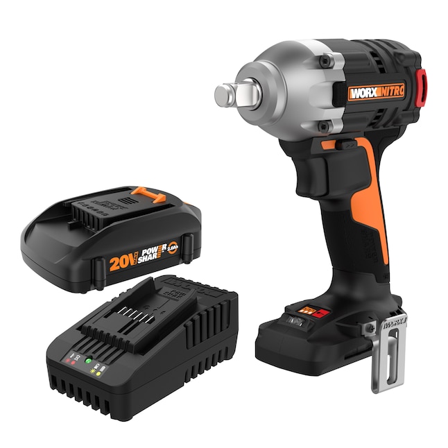 Worx WX297L 20V Power Share 1/2" High Torque Impact Wrench Kit