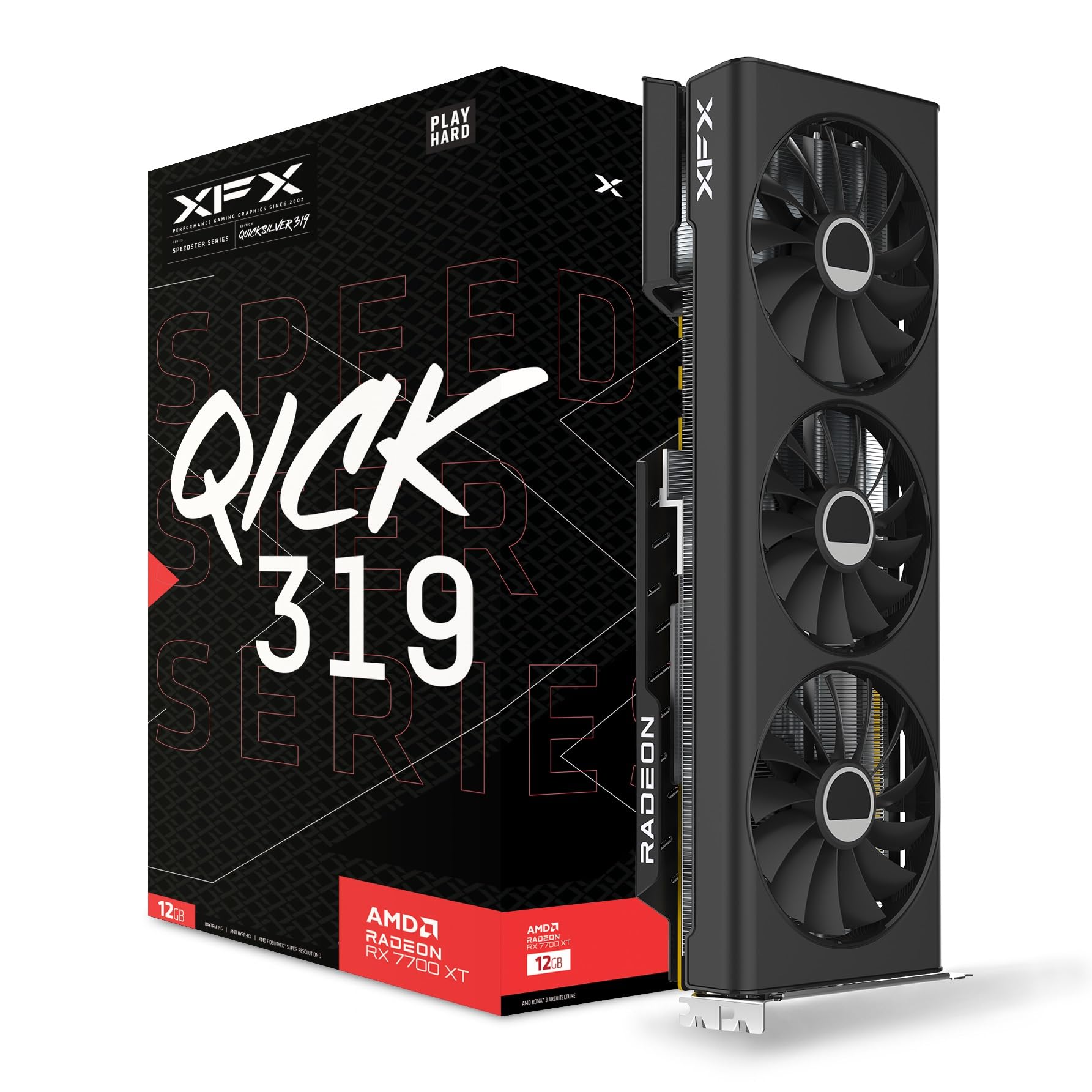 XFX Speedster QICK319 RX 7600 XT Core Edition 16GB