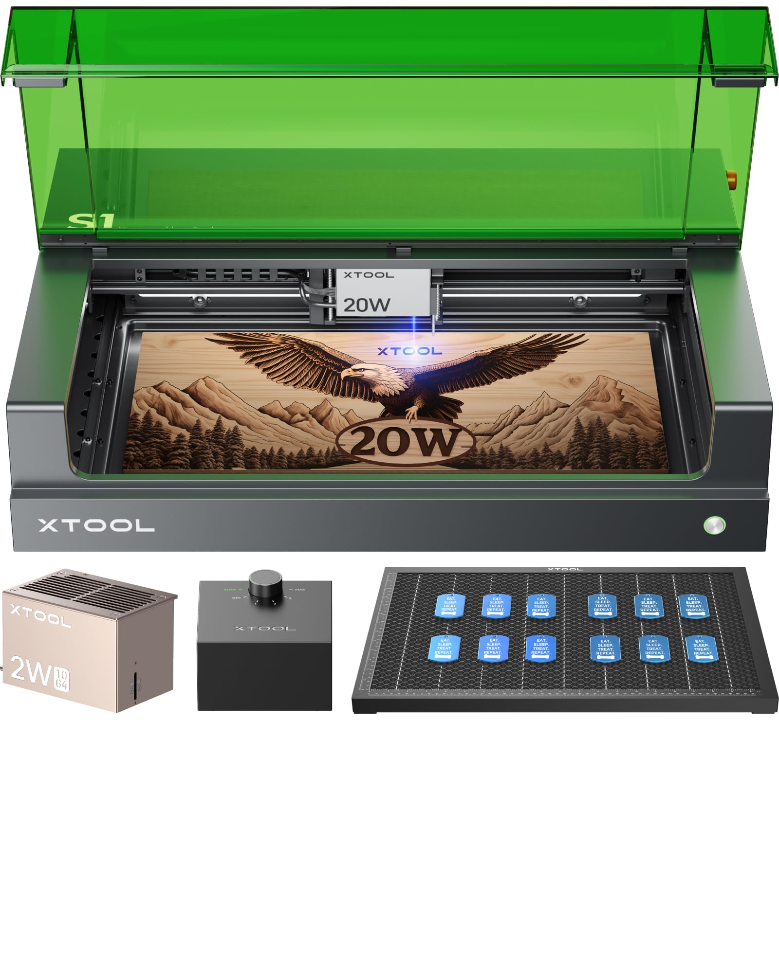 xTool S1 20W Enclosed Laser Cutter