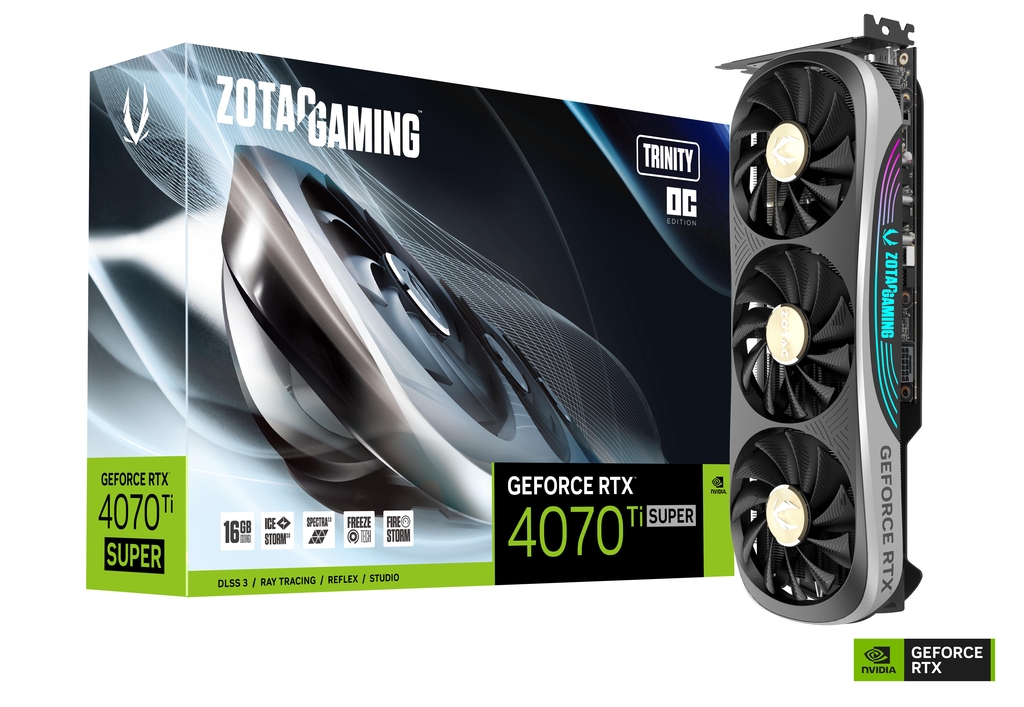 ZOTAC Gaming GeForce RTX 4070 Ti SUPER Trinity OC 16GB