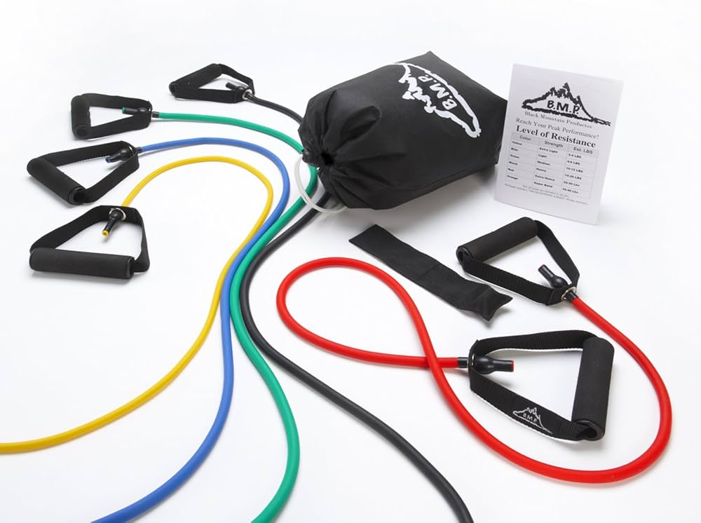 **Black Mountain Products Resistance Band Set**