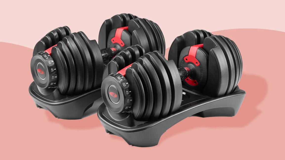 **Bowflex SelectTech 552** remains the gold standard for adjustable dumbbells in 2025, earning our *Top Pick* for its unbeatable combination of versatility and ease of use. With a weight range of 5 to 52.5 pounds per dumbbell, it’s perfect for progressive strength training. The dial adjustment system allows for quick weight changes in 2.5-pound increments, minimizing workout interruptions. Its durable molding and comfortable grip make it a favorite for both beginners and pros. While it’s on the pricier side, the space-saving design replaces 15