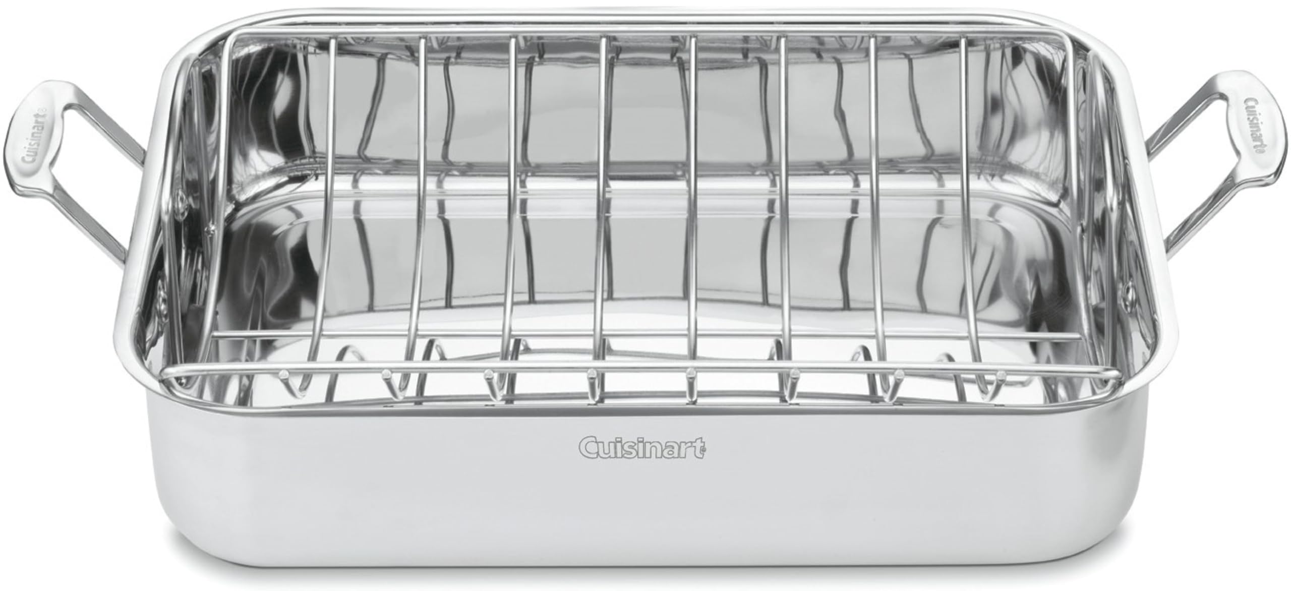 **Cuisinart Chef’s Classic Stainless 16-Inch Roasting Pan**