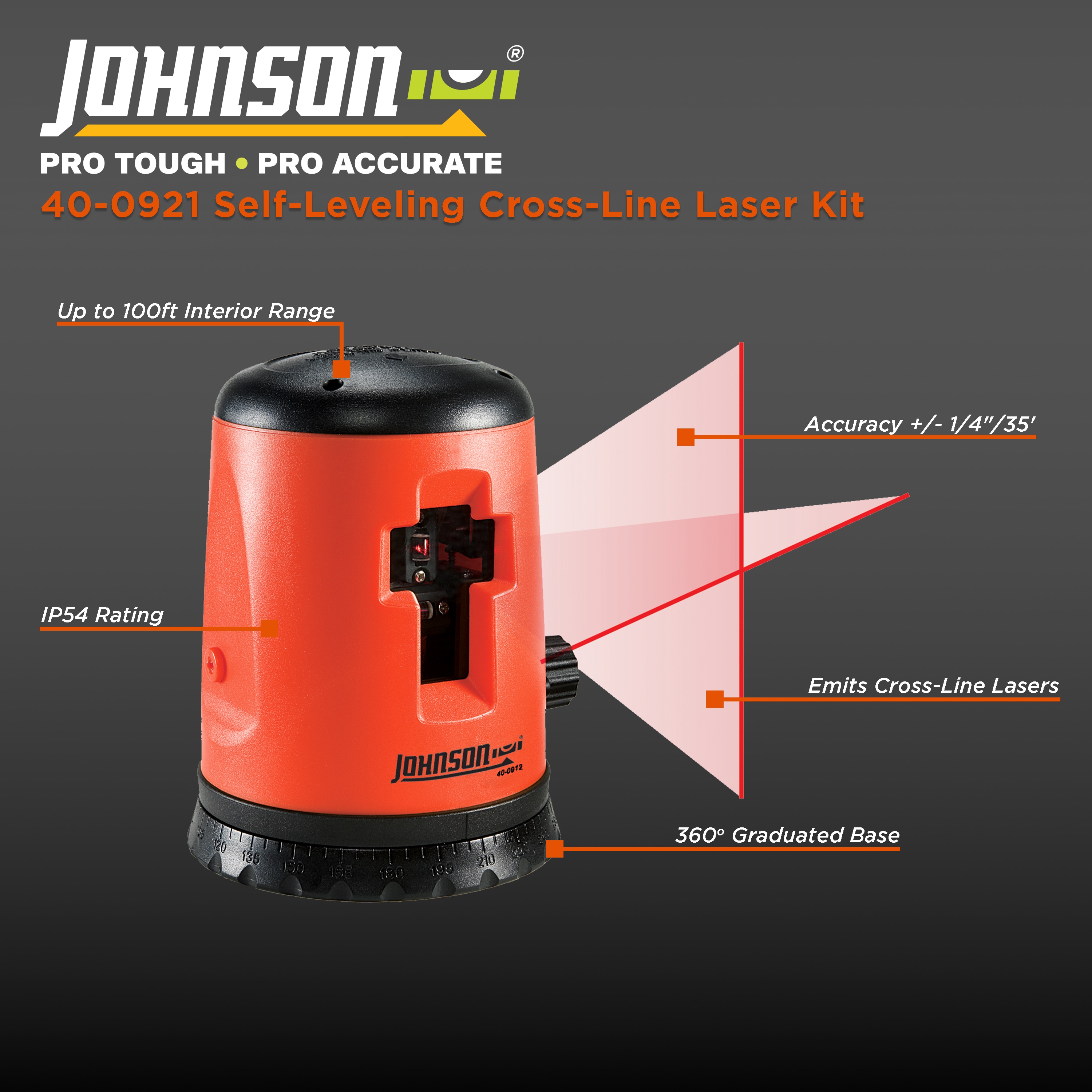 **Johnson Level & Tool 40-0921**