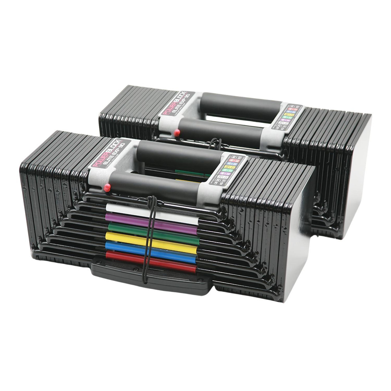 **PowerBlock Elite EXP Adjustable Dumbbells** are a fantastic choice for serious lifters in 2025, offering a unique block design that saves space while delivering heavy-duty performance. Adjustable from 5 to 50 pounds (expandable to 90 pounds), they cater to a wide range of exercises, from light warm-ups to intense strength sessions. The pin-lock system