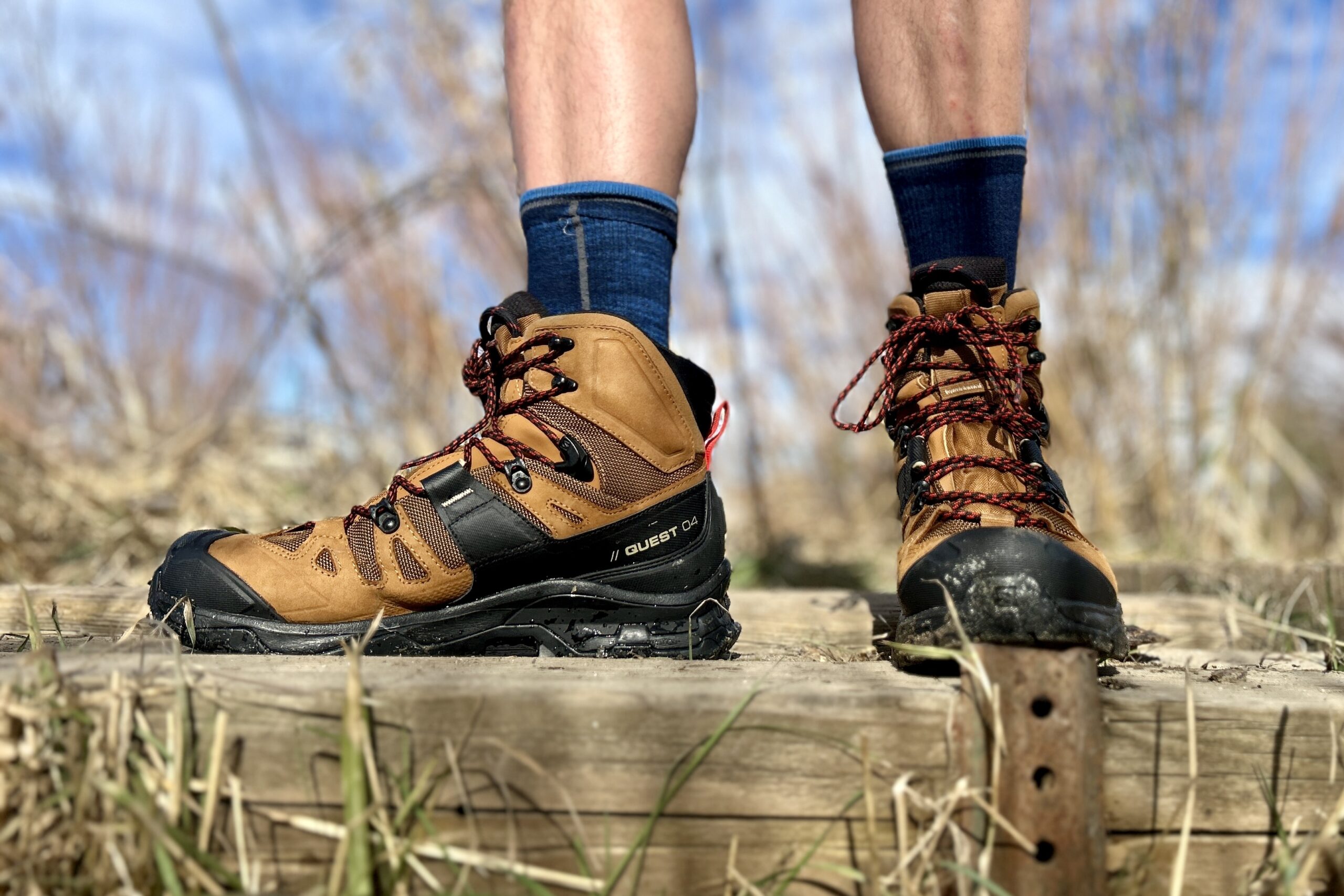 **Salomon Quest 4 GTX** reigns as our top pick for 2025, delivering an unmatched blend of stability, comfort, and weather protection. Designed for rugged terrain, these boots feature a Gore-Tex waterproof membrane to keep feet dry in wet conditions, while the Contagrip sole