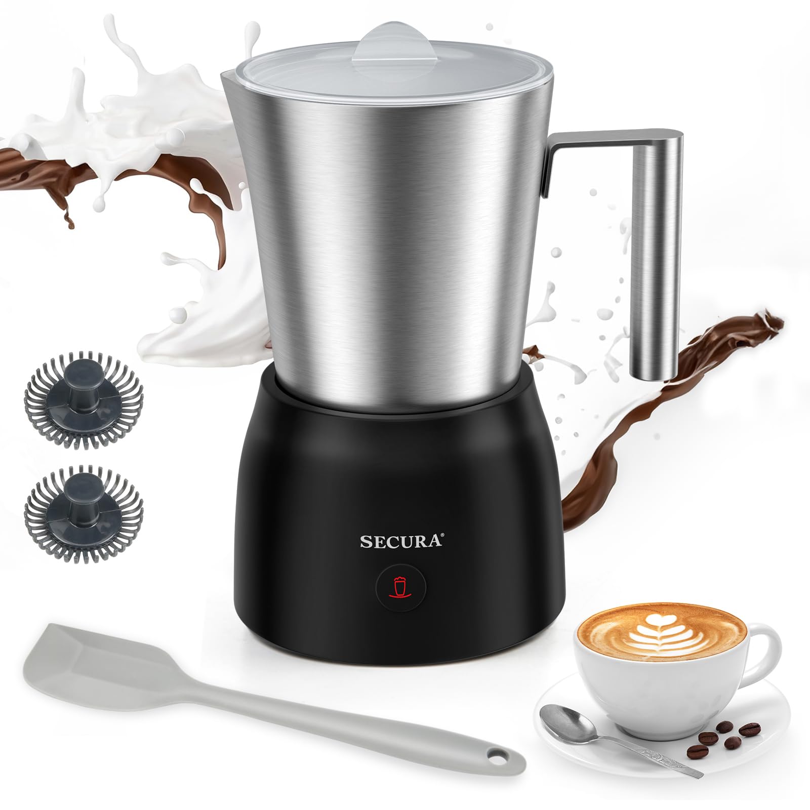 **Secura Detachable Milk Frother**