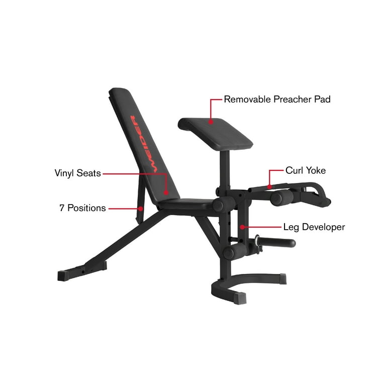 **Weider Attack Olympic Weight Bench**