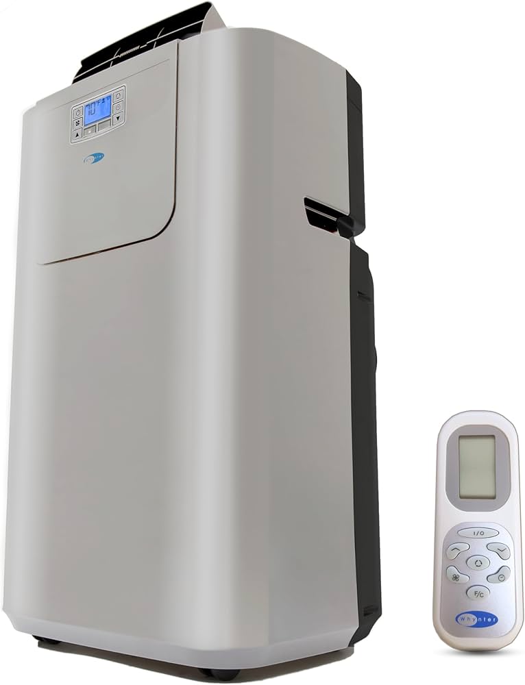 **Whynter Elite ARC-122DS Portable Dehumidifier** doubles as an air conditioner, making it a versatile choice for humid, warm environments. With a 22-pint dehumidifying capacity, it’s best for smaller spaces but
