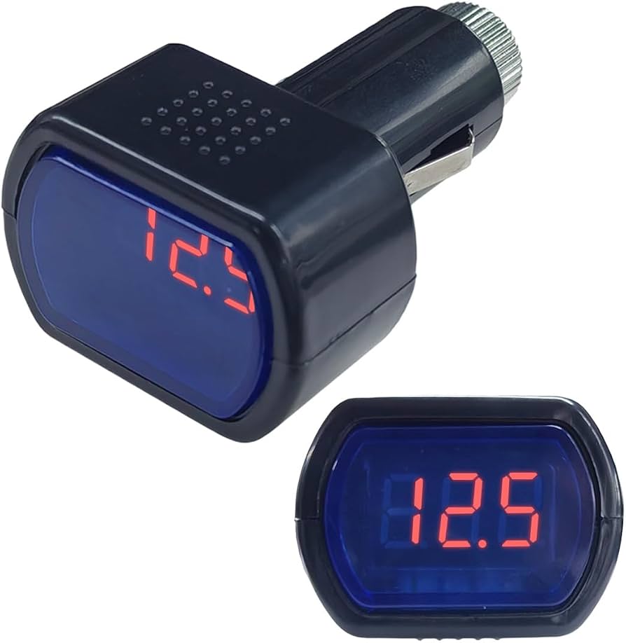 12V Cigarette Lighter Digital Voltmeter (EBCODDC)