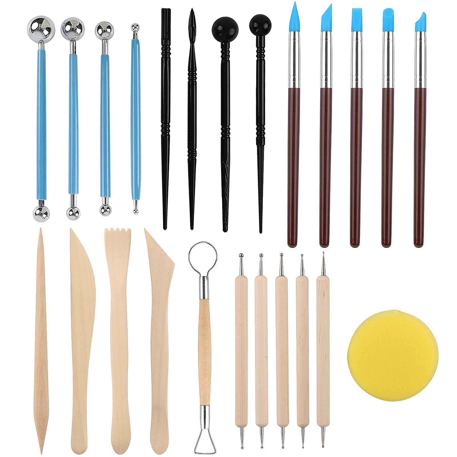 24Pcs Sculpting Tools Set Stainless Steel Clay Sculpting Tools