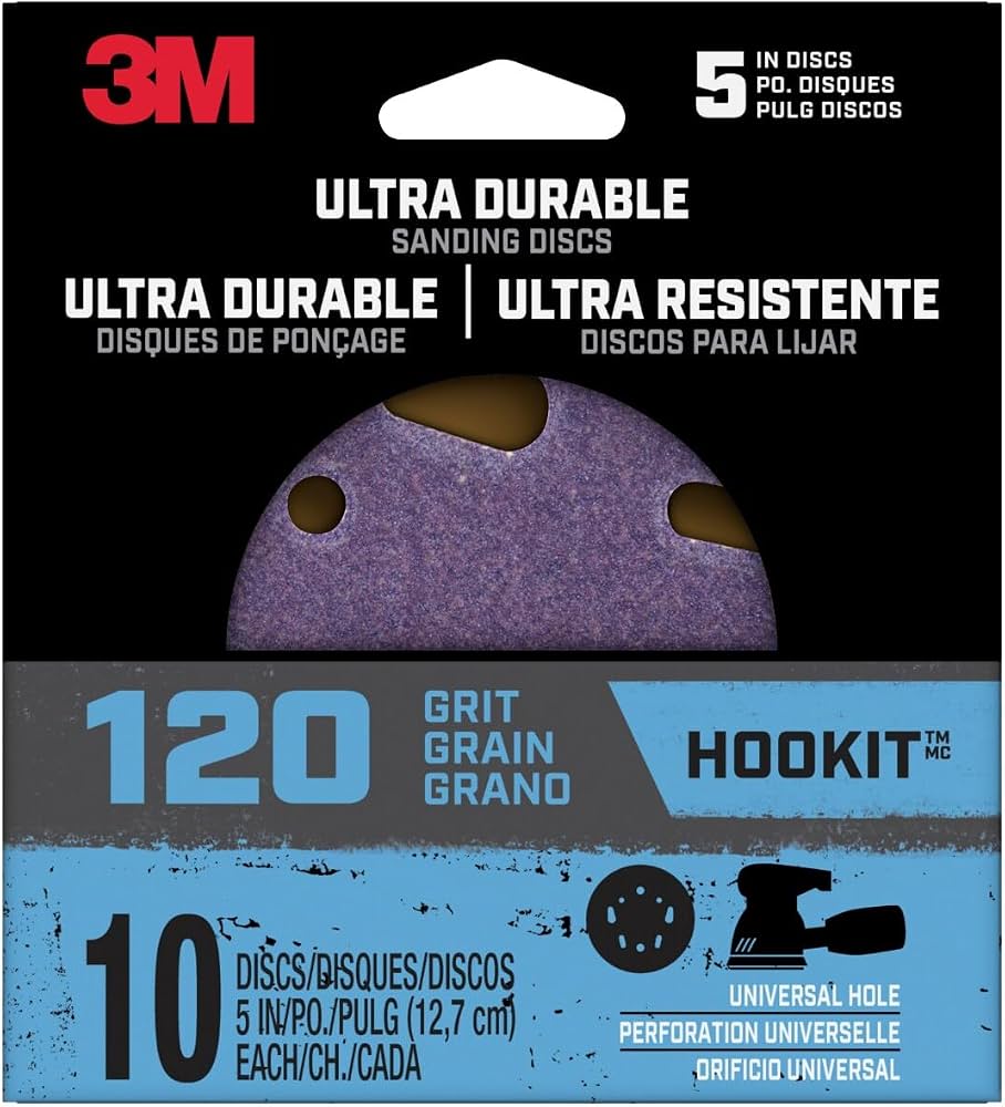 3M Hookit Sanding Discs 120 Grit
