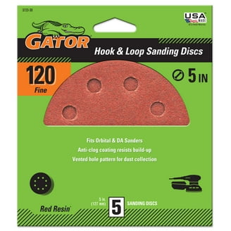 3M Sandblaster AA055 5-Inch 80-Grit Hook & Loop Sanding Discs (5-Pack)