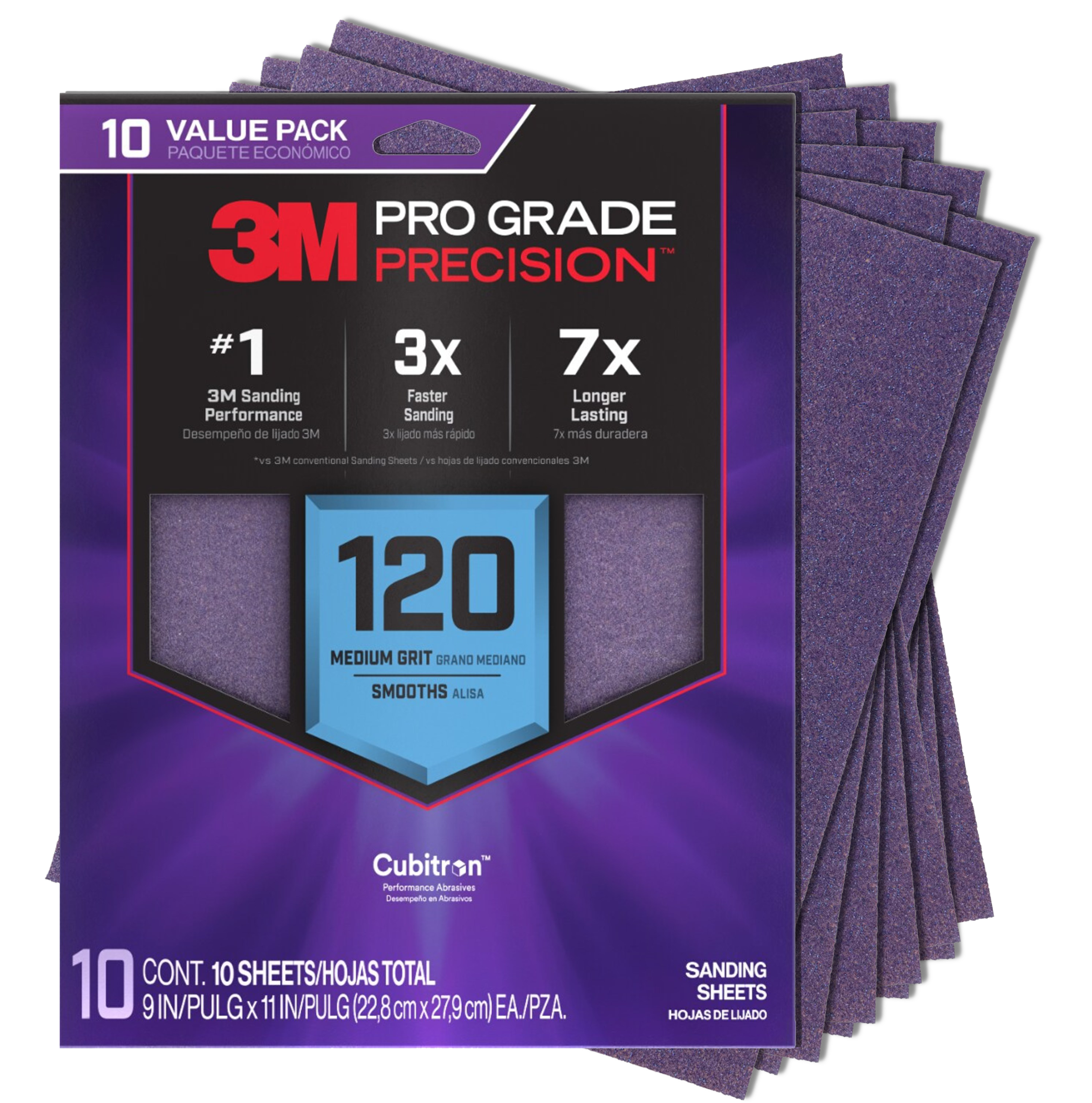 3M Sandpaper Variety Pack (120–600 grit)