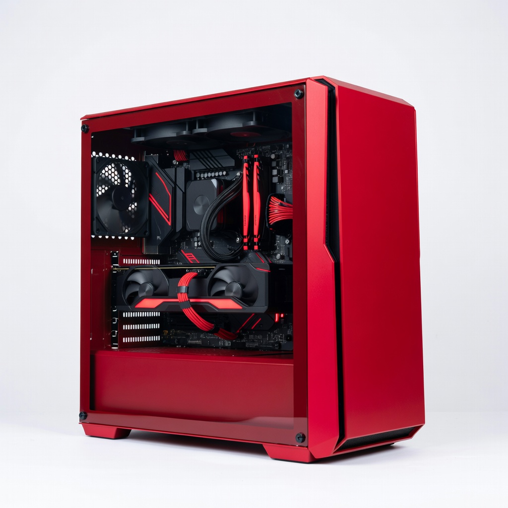 ABS Orkan Ruby Gaming PC, AMD Ryzen 5 7600X, NVIDIA RTX 4070 Ti 16GB, 32GB DDR5-6000 RAM, 1TB PCIe 4.0 SSD