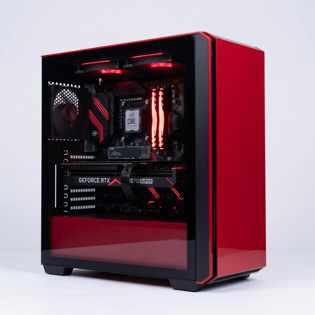 ABS Orkan Ruby Gaming PC, Intel Core i5-14600KF 3.5GHz, RTX 4070 Super 12GB, 32GB DDR5-6000, 1TB NVMe PCIe 4.0 SSD