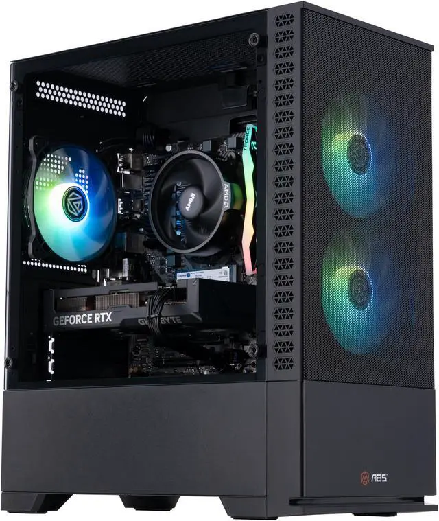 ABS Orkan Ruby Mini-ITX Gaming PC - AMD Ryzen 5 7600, RTX 4060 Ti 8GB, 32GB DDR5, 1TB SSD