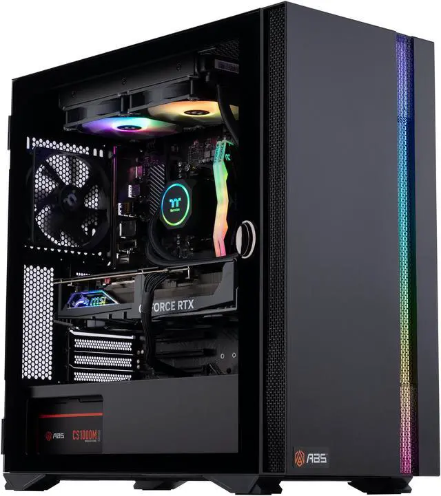ABS VortexX Nebula Gaming PC (AMD Ryzen 7 7700X, RTX 4070 12GB, 32GB DDR5 RAM, 1TB NVMe SSD)
