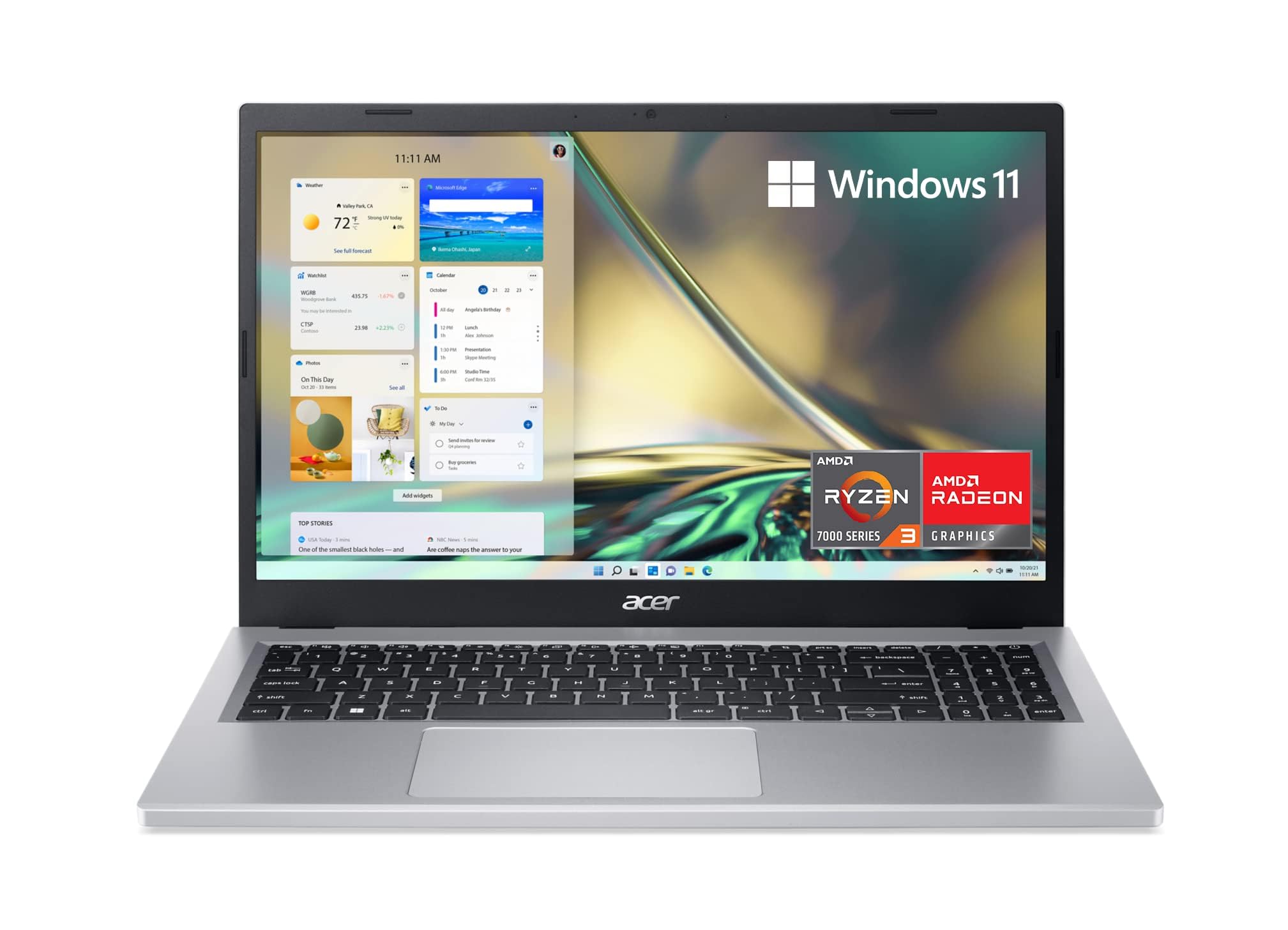 Acer Aspire 3 A315-24P-R7VH (AMD Ryzen 3 7320U, 8GB DDR5 RAM, 128GB SSD + 512GB Expansion)