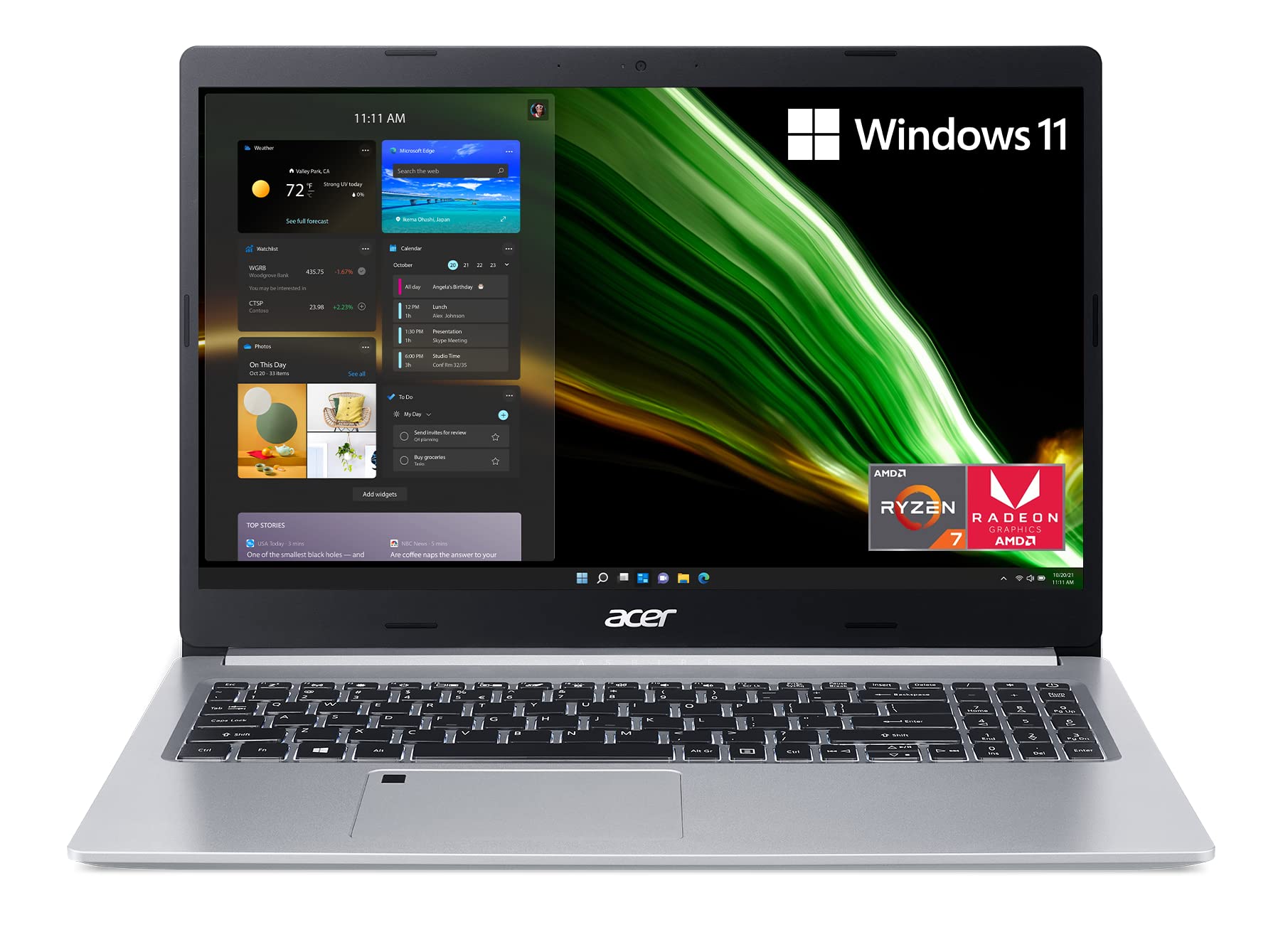 Acer Aspire 5 Slim A515-45-R9K0 15.6-inch AMD Ryzen 5 5500U