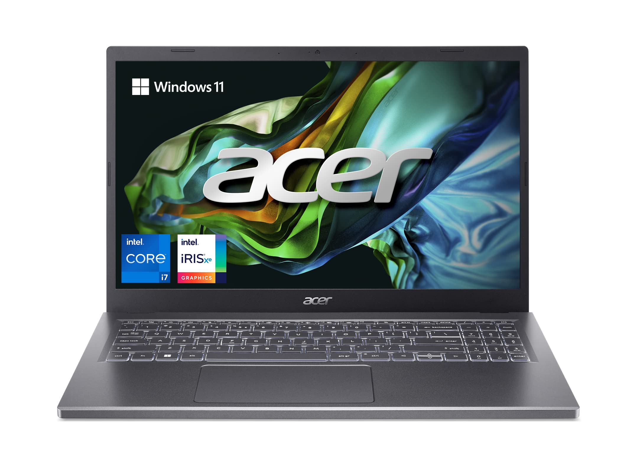 Acer Aspire 5 Slim Laptop, 15.6" Full HD IPS Display, AMD Ryzen 3 7320U, 8GB LPDDR5, 128GB SSD